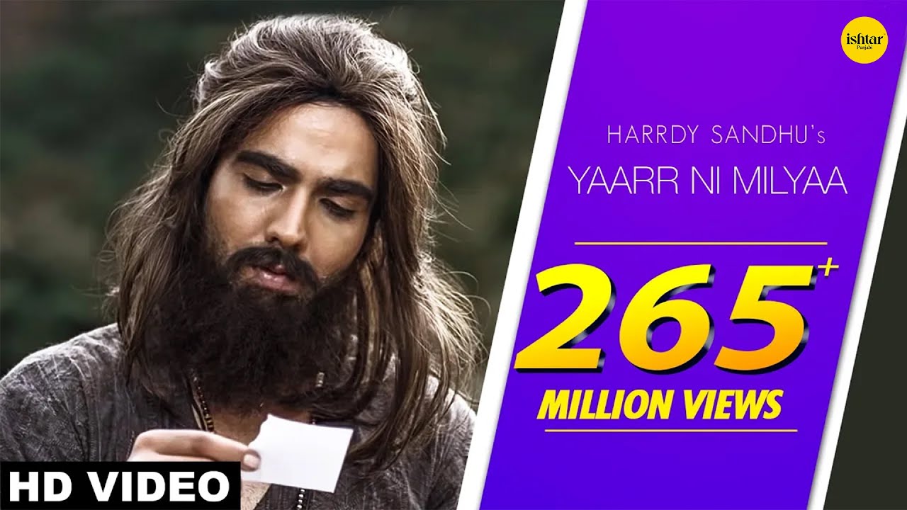 Yaarr Ni Milyaa Lyrics – Harrdy Sandhu | Punjabi Song